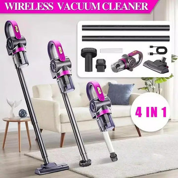 4-in-1 Cordless Handheld Vacuum Cleaner – 8000Pa Powerful Suction