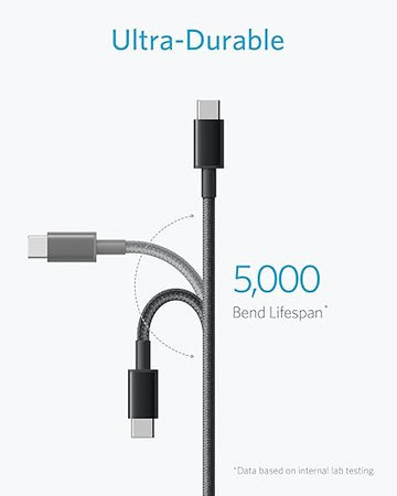 Anker USB C Charger Cable, 2-Pack 3 ft (0.9 m) USB to USB C Cable