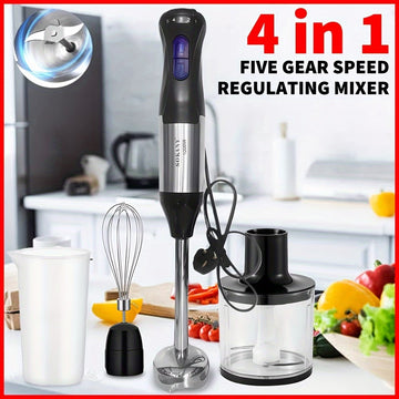 5-In-1 Immersion elactric Hand Blender – 1000W Powerful Multi-Function Kitchen Tool