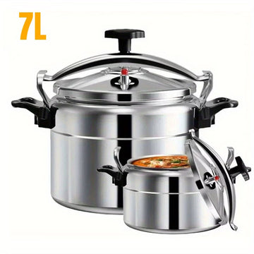 TOYVIAN 7-Liter Large Aluminum Stew & Soup Pot – Durable, Lightweight & Easy-Lock Lid