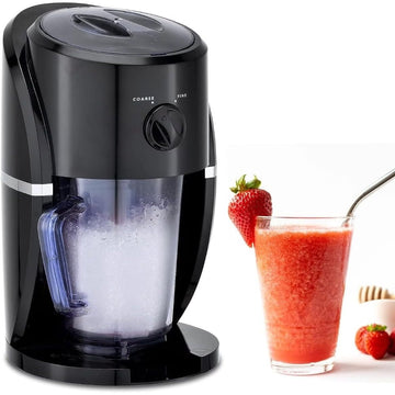 Electric Ice Crusher with Built-in Stirrer & Ice Scoop – Perfect for Slushies, Smoothies & Cocktails