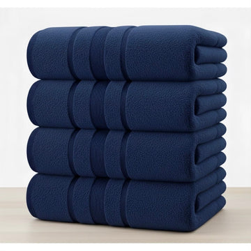 Bath Sheet Towels – Pack of 4 Large Pure Cotton Towels (80 × 155 cm)