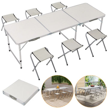 Foldable Bracket Table and Chair Set – Stylish, Portable & Practical Outdoor Furniture