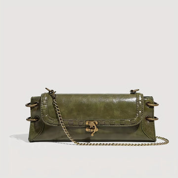 Fashionable Trendy Single Shoulder Lock Crossbody Bag for Women